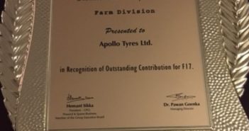Apollo Tyres recognized as Business Partner of the Year by Mahindra & Mahindra
