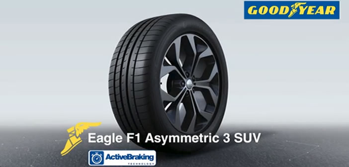 Goodyear launches the Eagle F1 Asymmetric 3 SUV