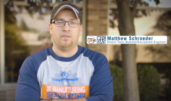 Cooper advocates a career in manufacturing