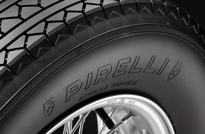 Pirelli reintroduces Stella Bianca crossply tire for classic cars