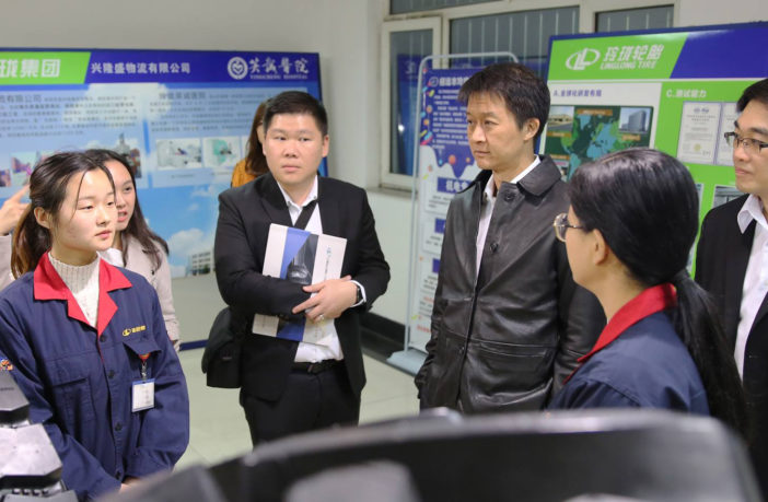 Kasikornbank president visits Linglong in Thailand
