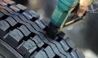 Black’s Tire retread division uses Black Magic staples Black's Tire retreading division uses Black Magic staples