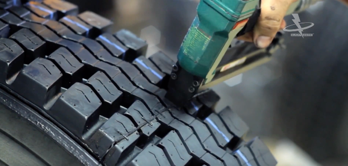 Black's Tire retreading division uses Black Magic staples