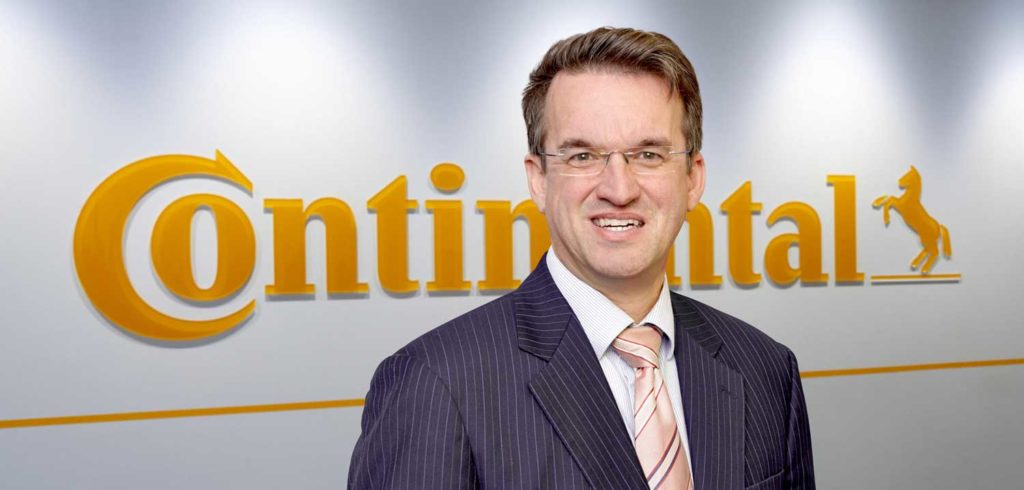 New earthmoving product line manager for commercial specialty tires at Continental