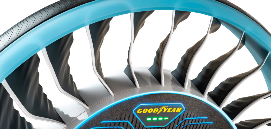 Goodyear debuts Aero tire concept for flying and autonomous vehicles
