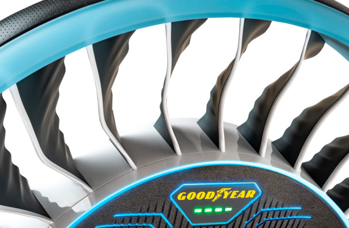 Goodyear debuts Aero tire concept for flying and autonomous vehicles