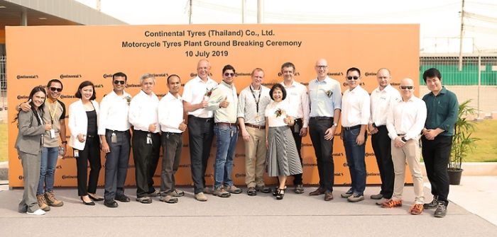 Construction begins at Continental motorcycle factory in Thailand