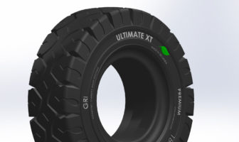 Eco-friendly solid rubber tire from GRI