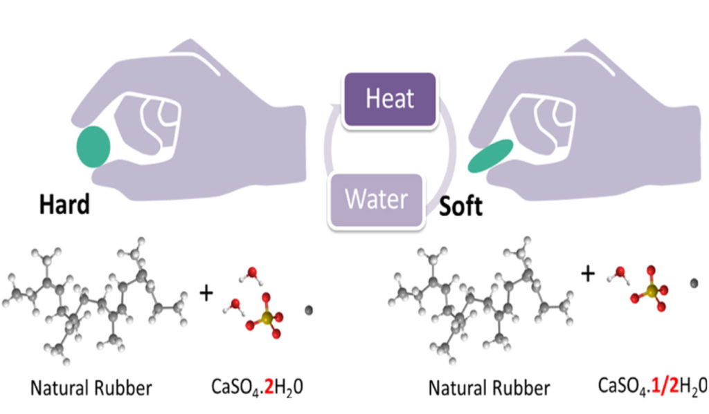 Mechano adaptive rubbers