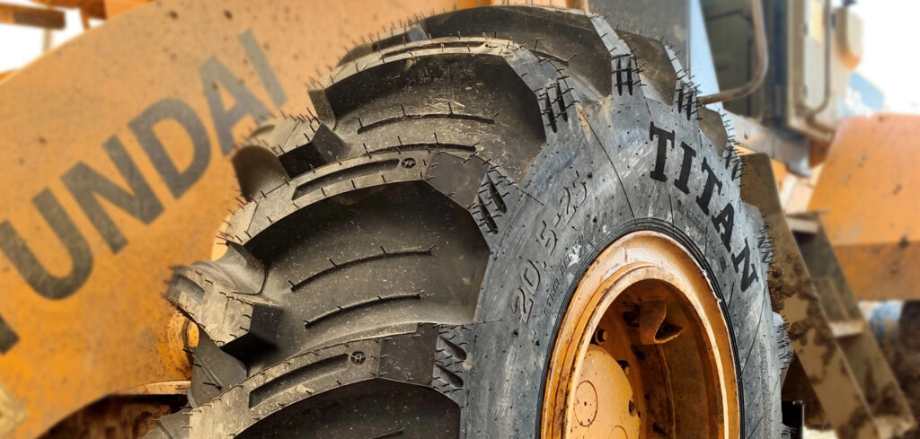 Titan introduces new hybrid wheel loader tire