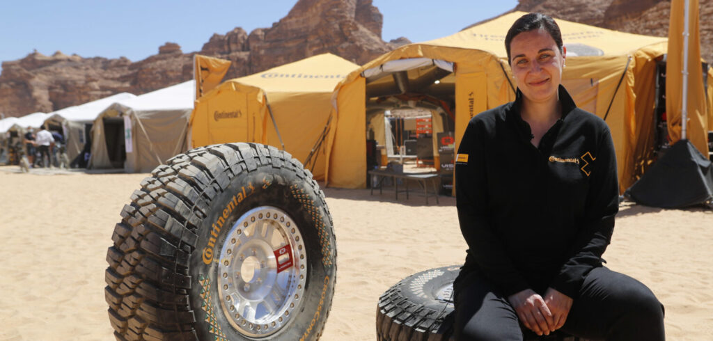 A day in the life – Catarina Silva Catarina Silva, product management team leader for the Extreme E CrossContact tires, Continental