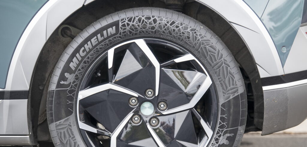 Michelin tires with 45% and 58% sustainable materials approved for road use
