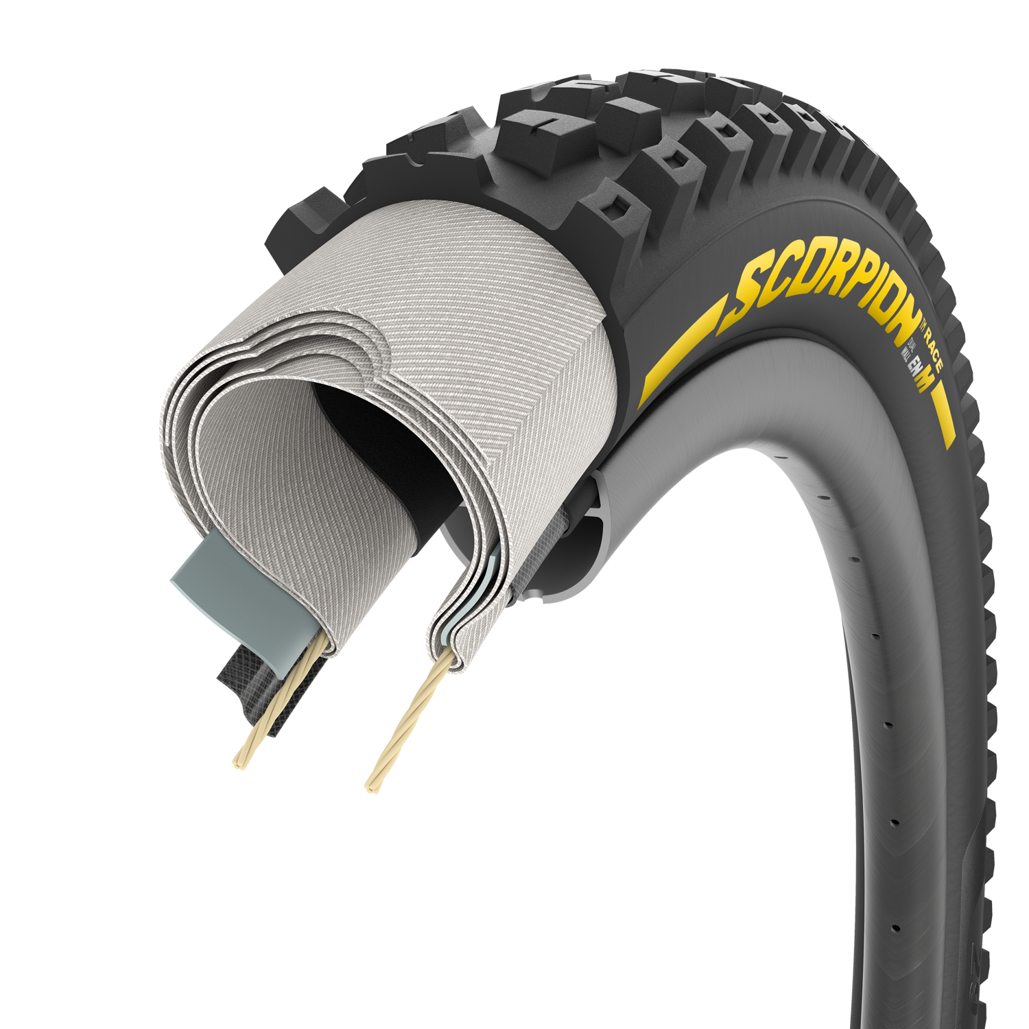 Scorpion Race Downhill and Enduro mountain bike tires from Pirelli