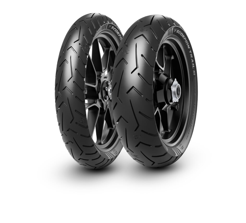 Scorpion Trail III motorcycle touring tire launched by Pirelli Tire Technology International