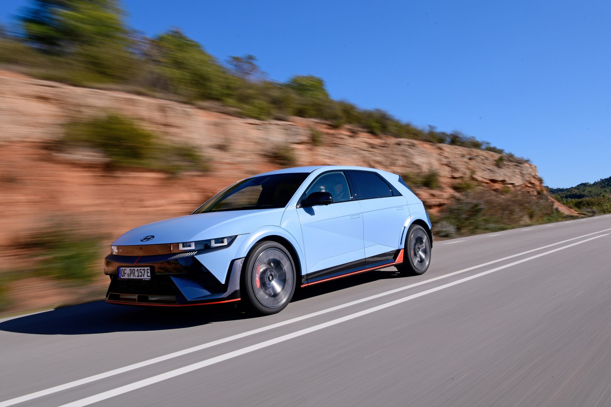 Hyundai's Ioniq 5 N equipped with bespoke Pirelli P Zero tires | Tire ...