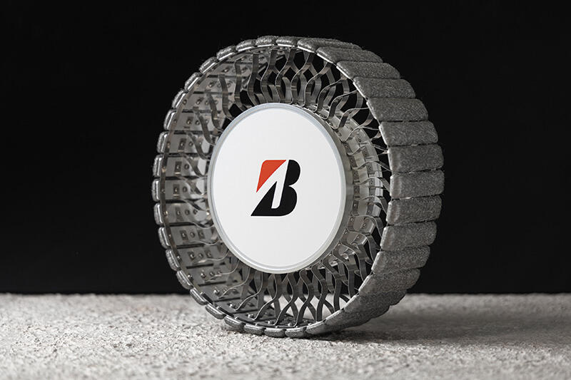 Bridgestone's lunar rover tire concept reevaluates structure and ...