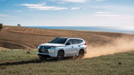 Mitsubishi’s Pajero Sport equipped with Yokohama Rubber's Geolandar G94 tires.