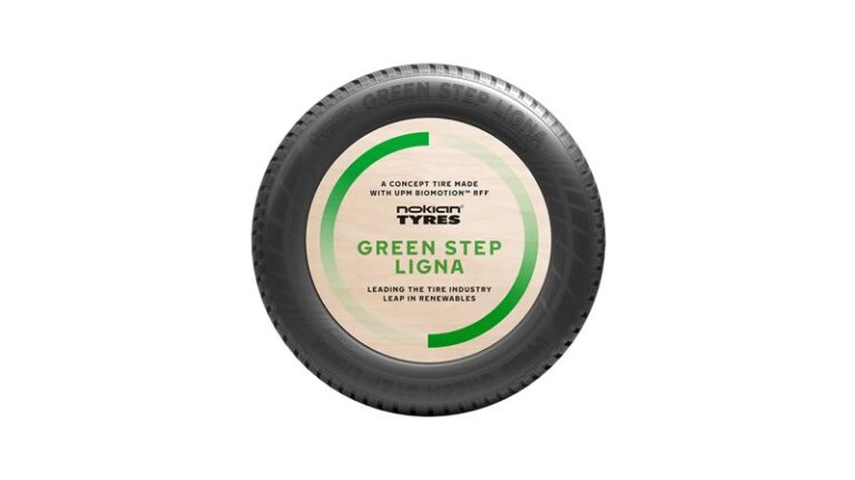 Nokian Tyres and UPM create concept tire using lignin-based material