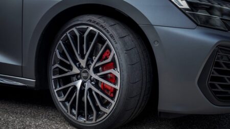 Audi S3 equipped with Falken Azenis RS820 tires