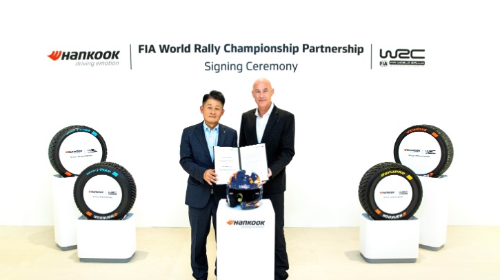 Hankook to supply tires for 2025 FIA World Rally Championship      