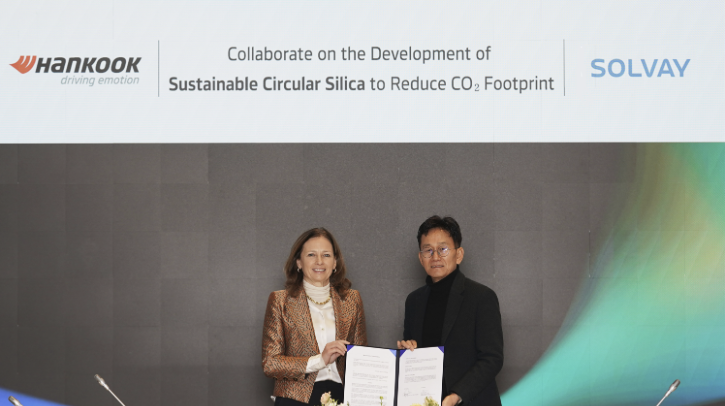 Hankook Tire and Solvay partner for the development of circular silica Hankook Tire and Solvay partner for the development of circular silica