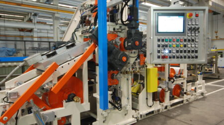 Rodolfo comerio opens the Comerio Calendering Technology Center.