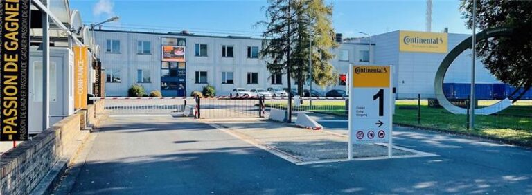 Continental tire plant in Sarreguemines.