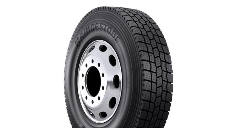 The Bridgestone W920 tire in profile against a white background