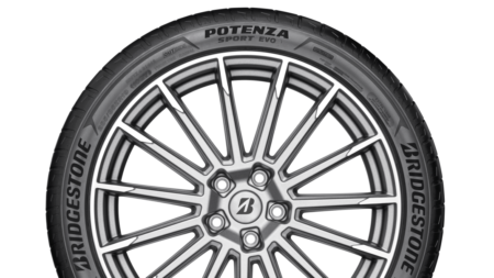 profile promo pic of the Bridgestone Potenza Sport Evo with Enliten technology