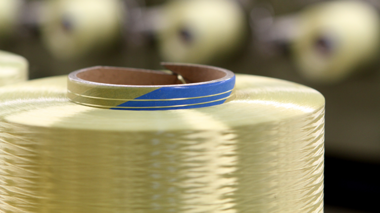 Teijin launches high-strength, sustainable para-aramid Teijin Aramid Twaron Next bobbin.