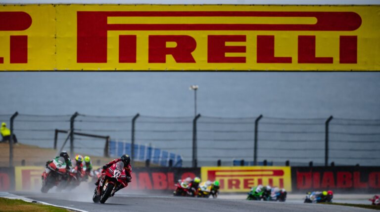 Dario Marrafuschi appointed head of motorsport at Pirelli Pirelli signage at Worldsbk race.