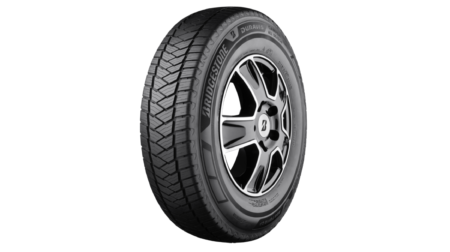 The Duravis Camper All Season tire shown in profile against a white background.