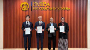 A signing ceremony held at Universitas Indonesia on April 7.