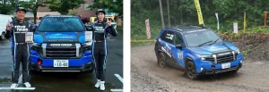 (Top: XC-2S class winner "WISTERIA with TOYO TIRES" Hideyuki Fujino & Shina Tamaki / Participating vehicles)