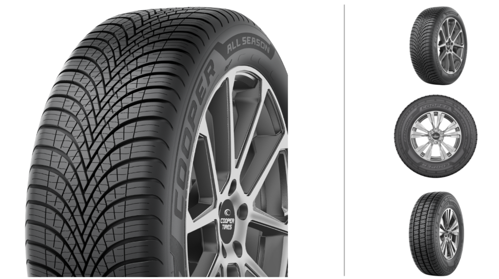 Cooper Tires broadens all-season range for cars, SUVs and vans