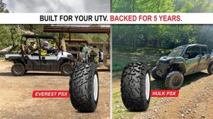 Galaxy introduces flagship Hulk PSX and Everest PSX tires for UTVs and ATVs.