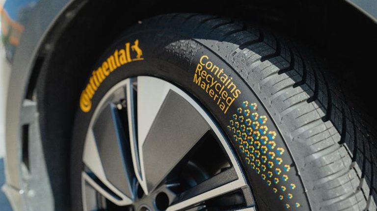 Continental develops tire concept with 43% recycled materials
